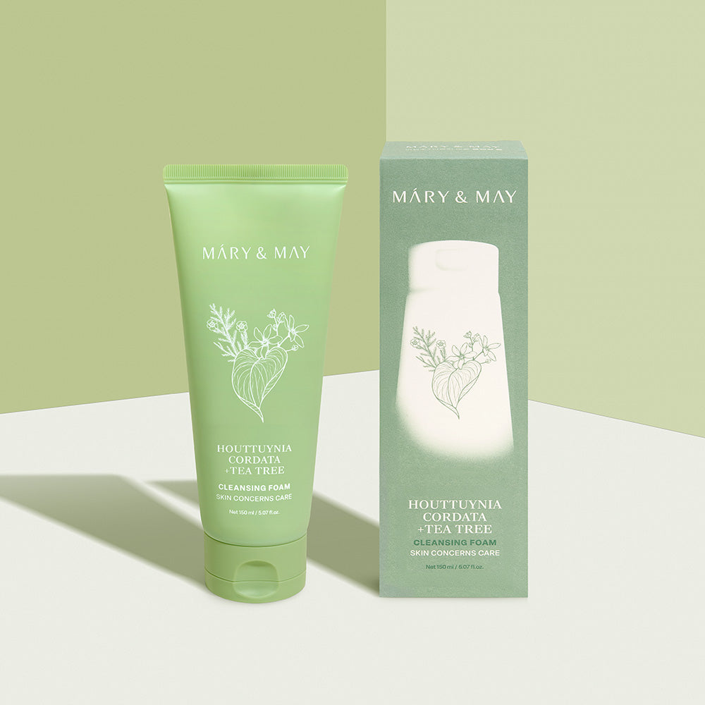 Mary&May Houttuynia Cordata + Tea Tree Cleansing Foam - 150ml