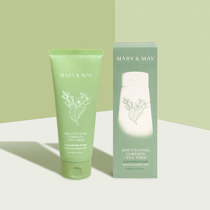 Mary&May Houttuynia Cordata + Tea Tree Cleansing Foam - 150ml