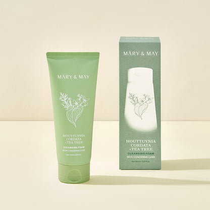 Mary&May Houttuynia Cordata + Tea Tree Cleansing Foam - 150ml