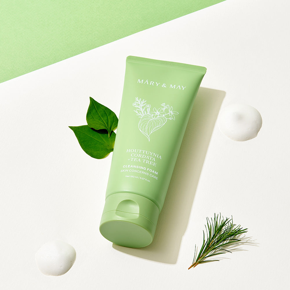 Mary&May Houttuynia Cordata + Tea Tree Cleansing Foam - 150ml