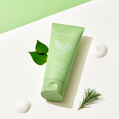 Mary&May Houttuynia Cordata + Tea Tree Cleansing Foam - 150ml