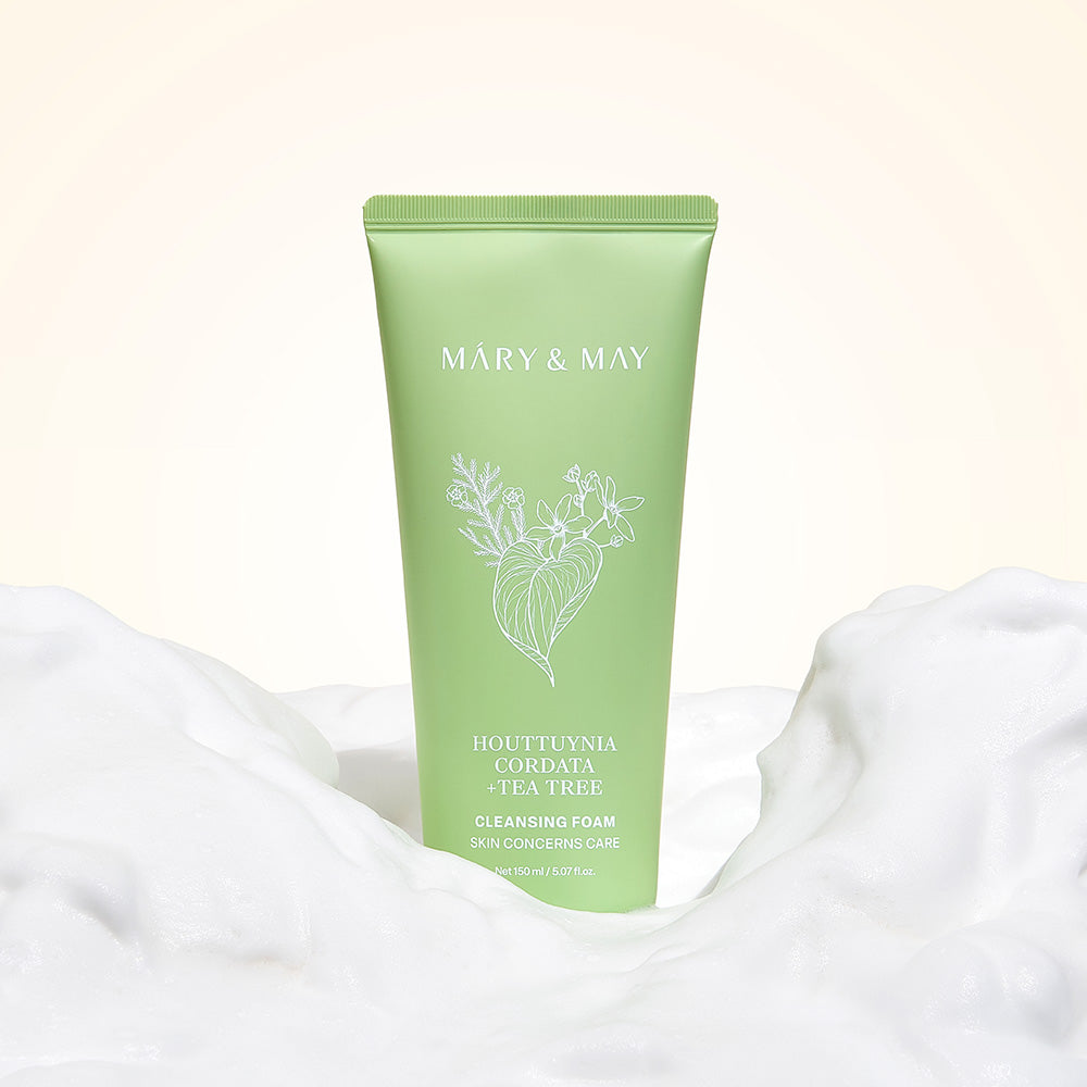 Mary&May Houttuynia Cordata + Tea Tree Cleansing Foam - 150ml