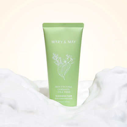 Mary&May Houttuynia Cordata + Tea Tree Cleansing Foam - 150ml