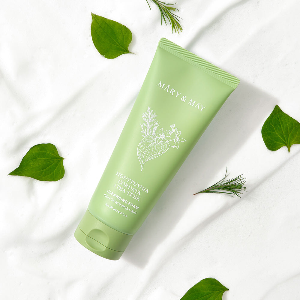 Mary&May Houttuynia Cordata + Tea Tree Cleansing Foam - 150ml