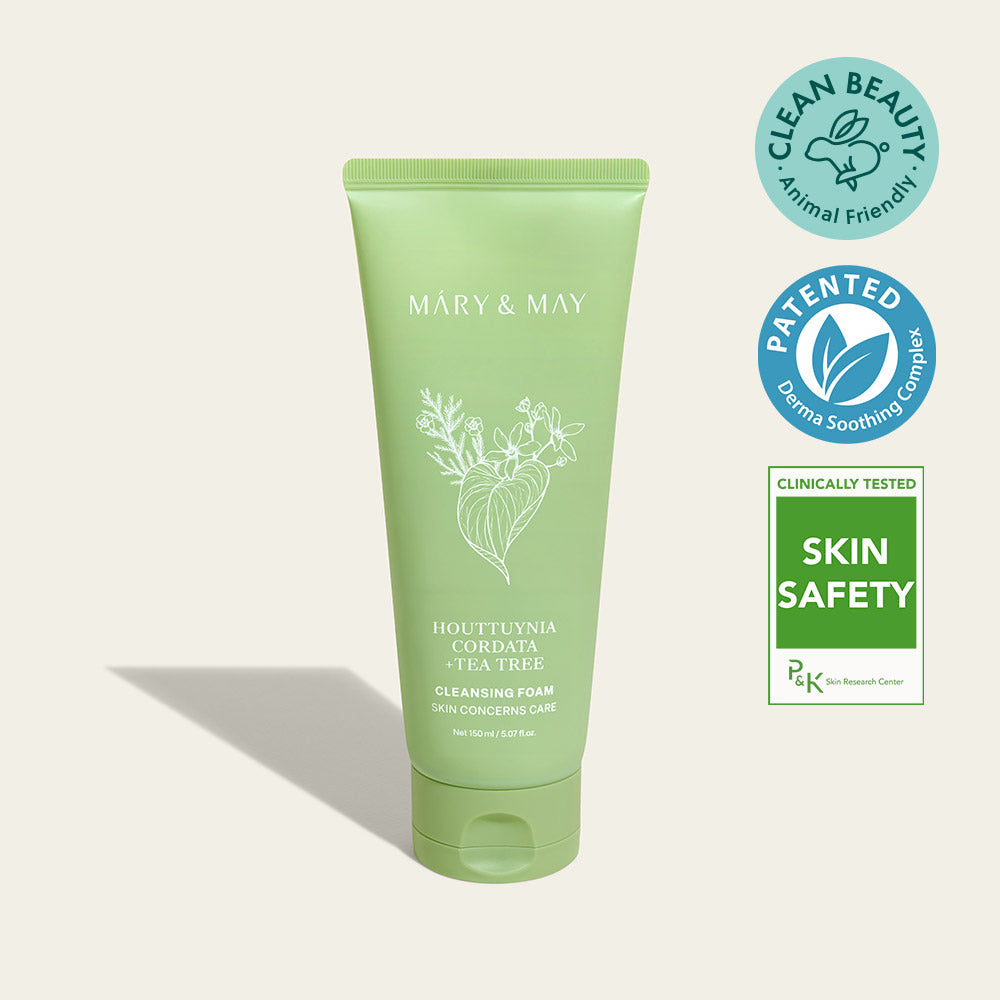 Mary&May Houttuynia Cordata + Tea Tree Cleansing Foam - 150ml