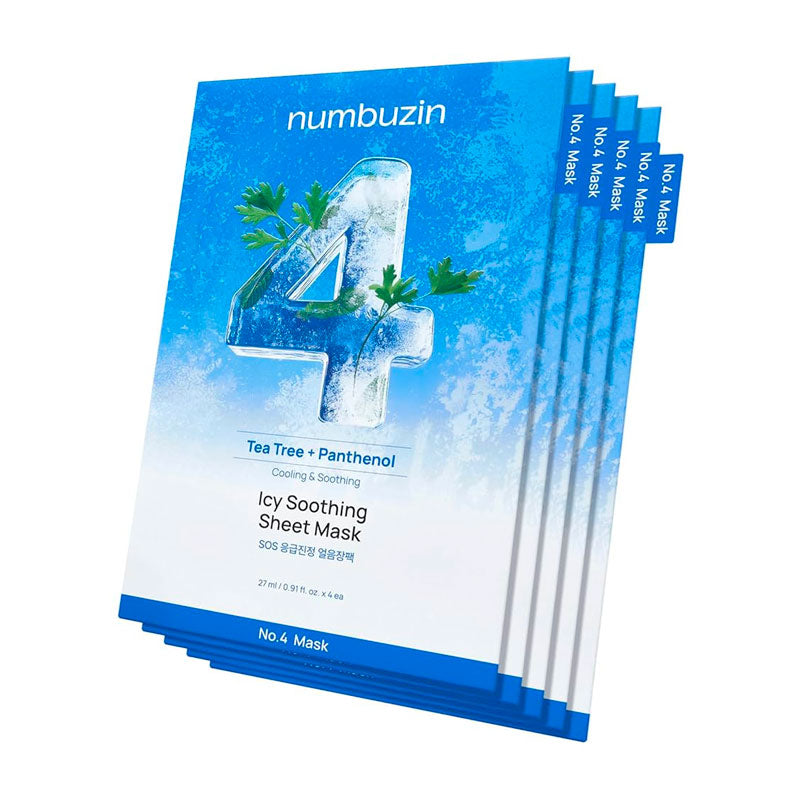 numbuzin No.4 Icy Soothing Sheet Mask 27ml-1