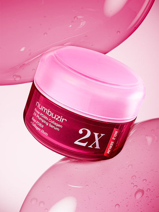 numbuzin No.2 Rose PDRN Collagen 2X Plumping Serum 30ml-0
