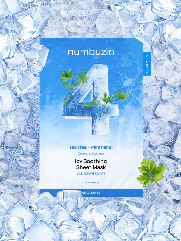 numbuzin No.4 Icy Soothing Sheet Mask 27ml-0