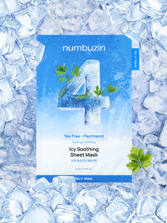numbuzin No.4 Icy Soothing Sheet Mask 27ml-0