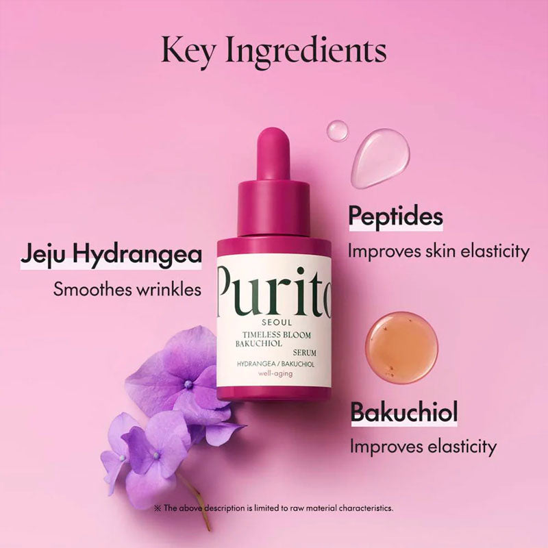 Purito Timeless Bloom Bakuchiol Serum 30ml-3