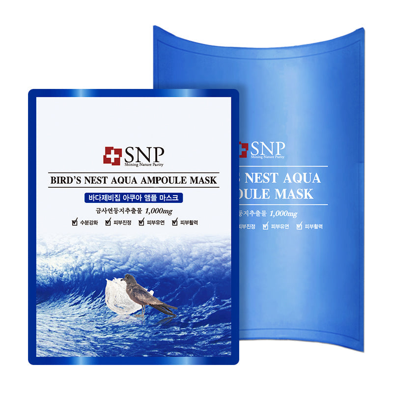 SNP Bird's Nest Aqua Ampoule Mask 25ml-0