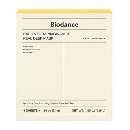 Biodance Radiant Vita Niacinamide Real Deep Mask 34g-1