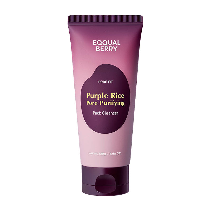 Eqqualberry Purple Rice Pore Purifying Pack Cleanser 130g-1