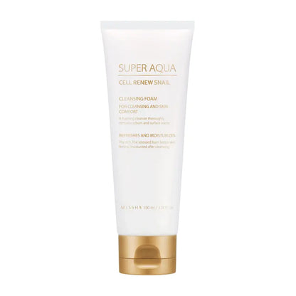 MISSHA Super Aqua Snail Cleansing Foam 100ml-0