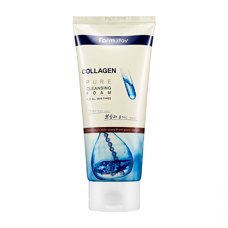 Farm stay Pure Cleansing Foam Collagen 180ml-0