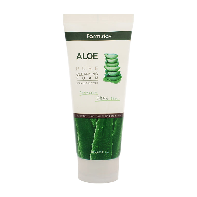 Farm stay Pure Cleansing Foam Aloe 180ml-0