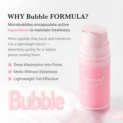 medicube PDRN Pink Collagen Bubble Serum 95ml-3