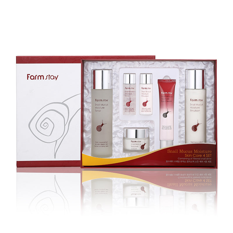 Farm Stay Snail Mucus Moisture Skin Care 4 Set-0