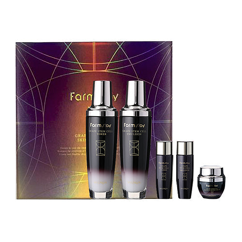 Farm Stay Grape Stem Cell Skin Care 3 Set-0