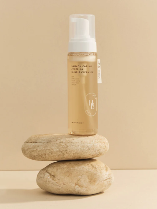 HEVEBLUE Salmon Caring Centella Bubble Cleanser 200ml-0