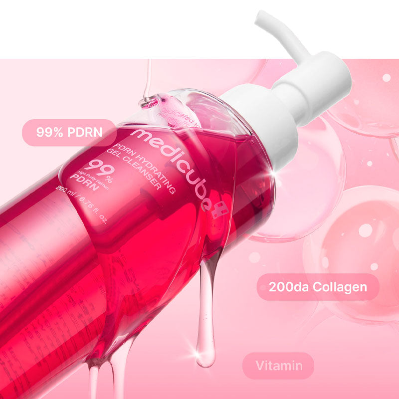 medicube PDRN Hydrating Gel Cleanser 200ml-4