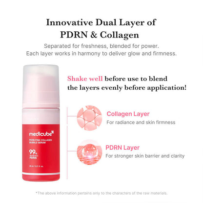 medicube PDRN Pink Collagen Bubble Serum 95ml-4