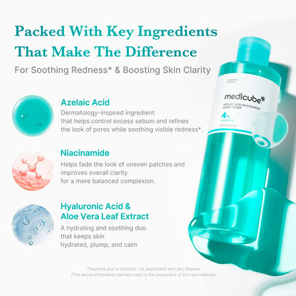 medicube Azelaic Acid Niacinamide Clear Toner 250ml-3