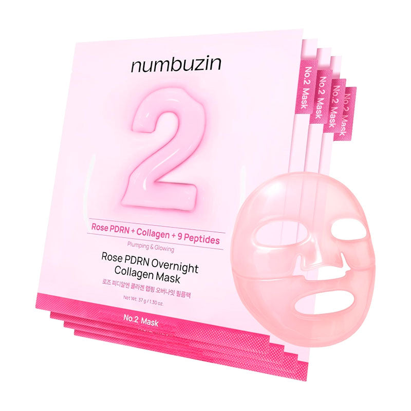 numbuzin No.2 Rose PDRN Overnight Collagen Mask 37ml-1
