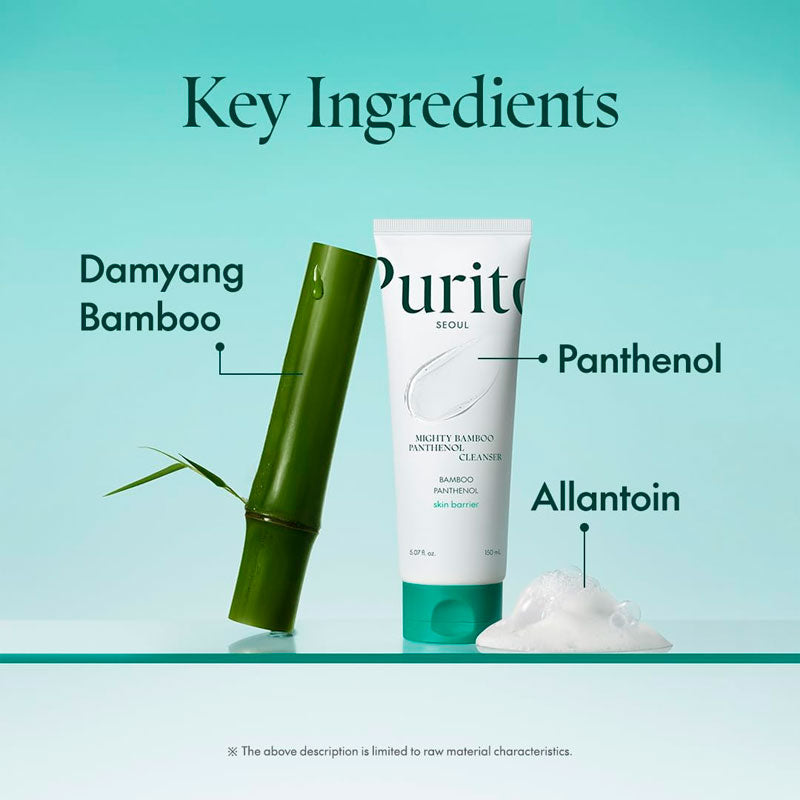 Purito Mighty Bamboo Panthenol Cleanser 150ml-4