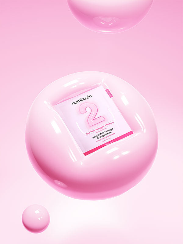 numbuzin No.2 Rose PDRN Overnight Collagen Mask 37ml-0
