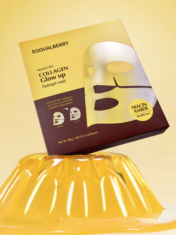 Eqqualberry Collagen Glow up Hydrogel Mask-0