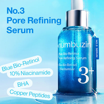 numbuzin No.3 Blue Bio-Retinol Pore Refining Serum 30ml-1