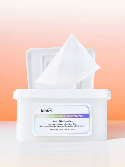Dear, Klairs Freshly Juiced Vitamin Skin Prep Pads 290ml / 80pads-0