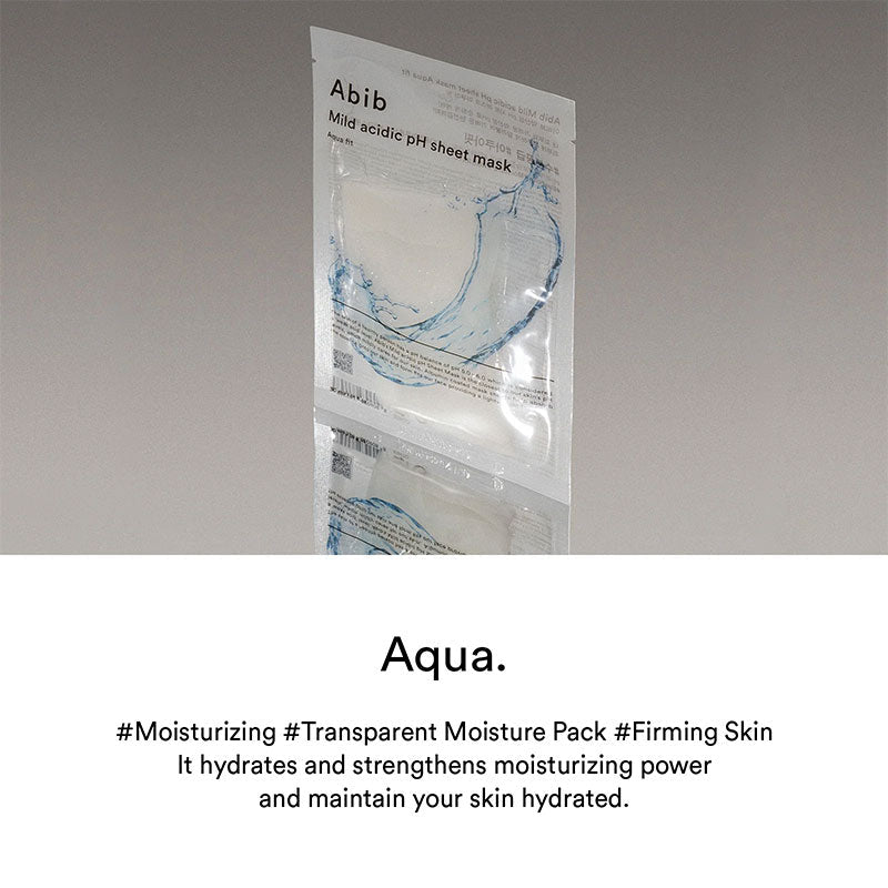 Abib Mild Acidic pH Sheet Mask #Aqua Fit 30ml-3