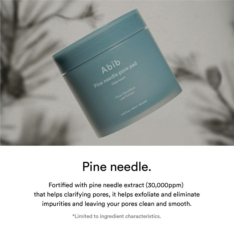 Abib Pine Needle Pore Pad Clear Touch 145ml / 60pads-2