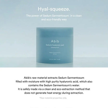 Abib Sedum Hyaluron Pad Hydrating Touch 165ml / 75pads-3