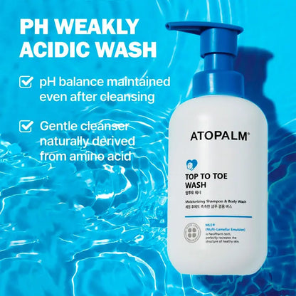 Atopalm Top to Toe Wash 300ml-3