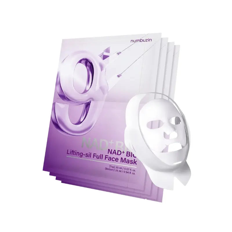 numbuzin No.9 NAD Bio Lifting Full Cover Facial Mask 48ml - 1 BOX / 4 PCS (+GWP)-1