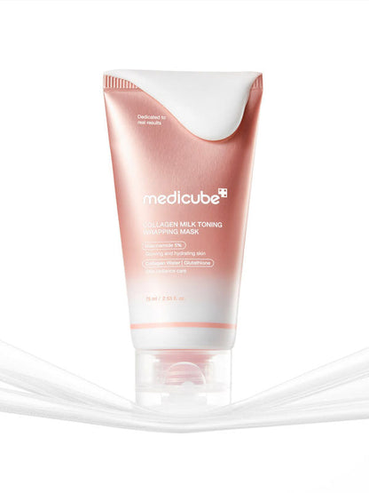 medicube Collagen Milk Toning Wrapping Mask 75ml-0