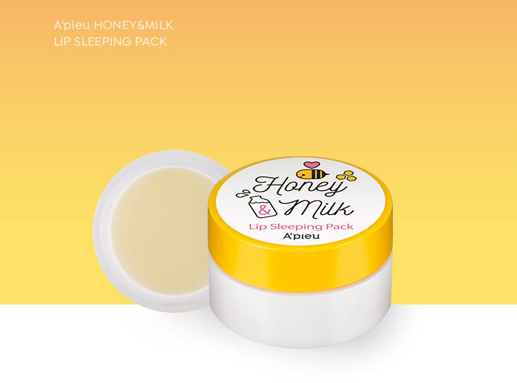 APIEU Honey & Milk Lip Sleeping Pack 6.7g-1