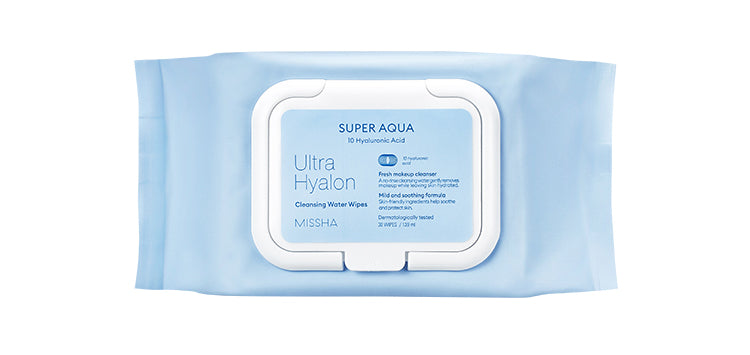 MISSHA Super Aqua Ultra Hyalron Cleansing Water Wipes 30 sheets-1