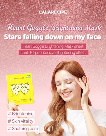 Lala Recipe Heart Goggle Brightening Mask 7g-1