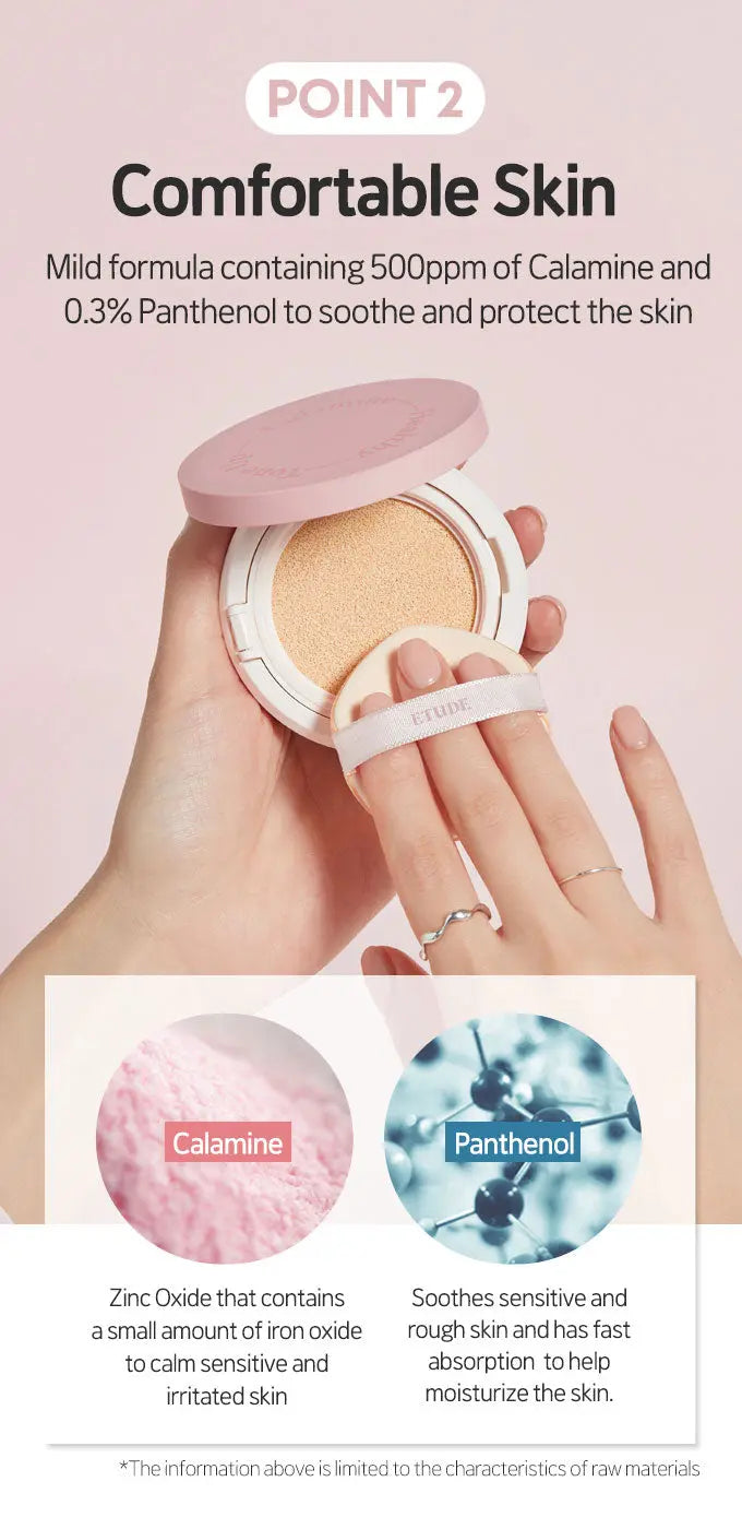 Etude House Healthy Tone Up Calamine Cushion 15g-3