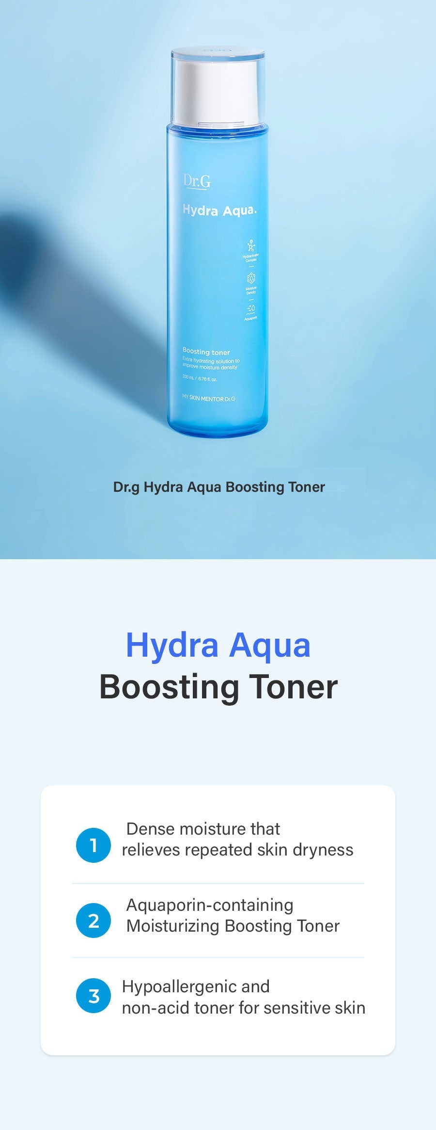 Dr.G Hydra Aqua Boosting Toner 200ml-1