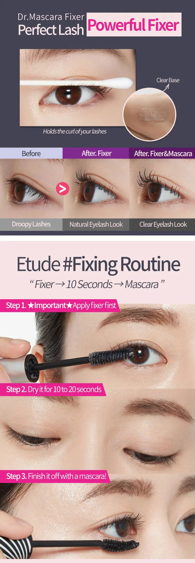 Etude House Dr.Mascara Fixer No.1 Perfect Lash 6g-4