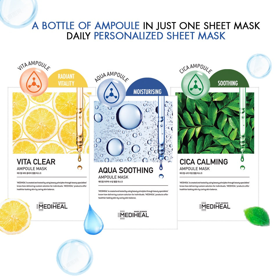 Mediheal Cica Calming Ampoule Mask 25ml-2