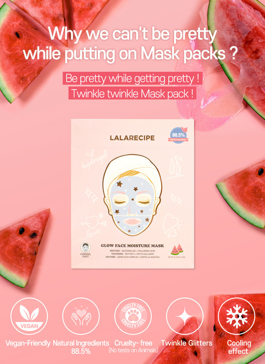 Lala Recipe Glow Face Moisture Mask 23g-2