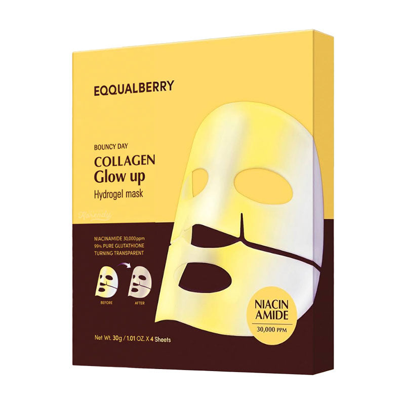 Eqqualberry Collagen Glow up Hydrogel Mask-1