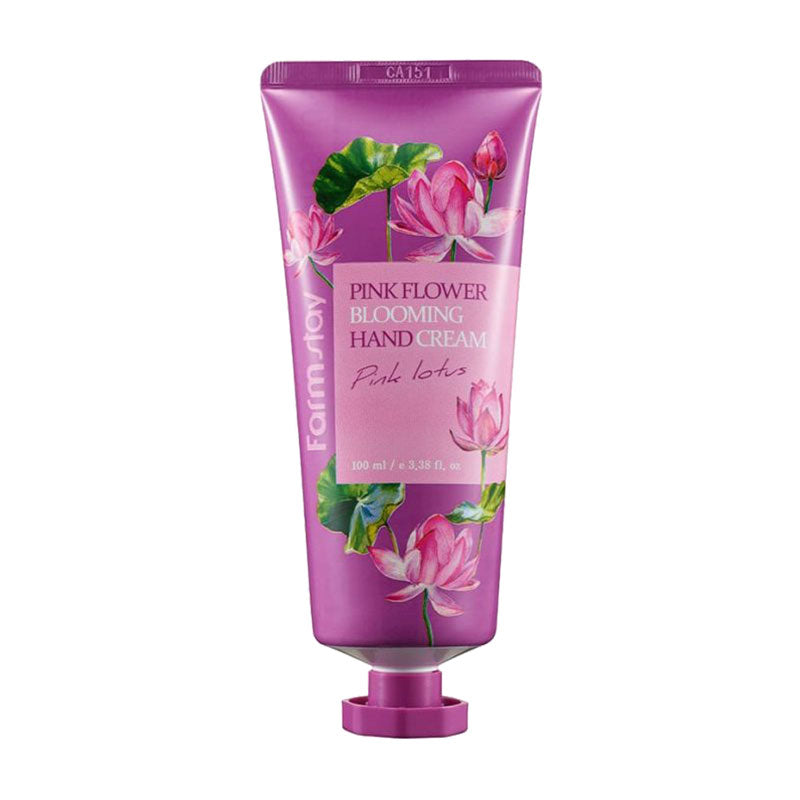 Farm Stay Pink Flower Blooming Hand Cream Pink Lotus 100ml-0