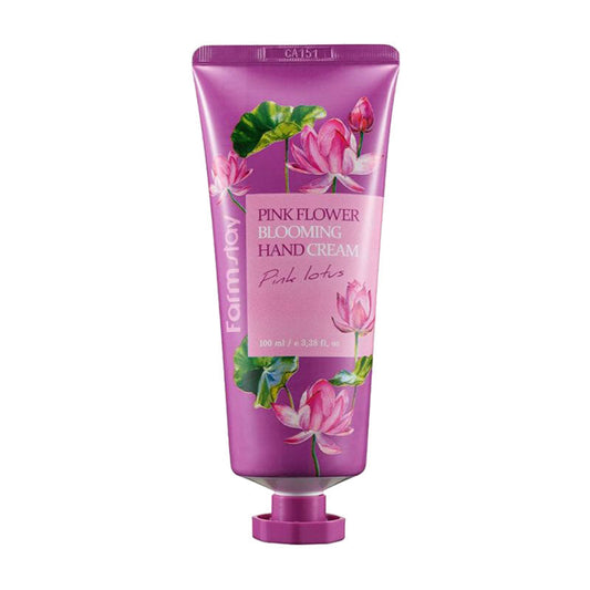 Farm Stay Pink Flower Blooming Hand Cream Pink Lotus 100ml-0